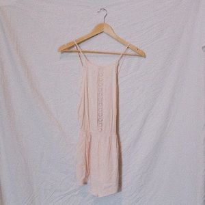 FOREVER 21 LIGHT PINK ROMPER